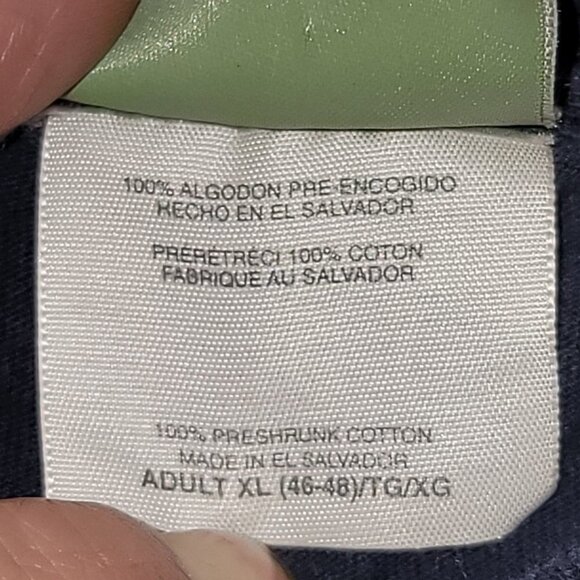 590. Short Sleeve T-Shirt Blue Sz XL - Picture 7 of 8